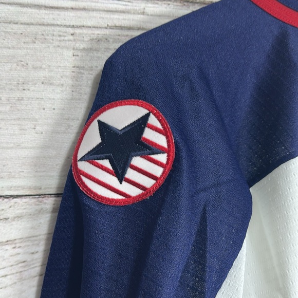 Vintage Nike USA Olympic Hockey Jersey Size S 90’s Blank Embroidered Swoosh - Picture 8 of 9